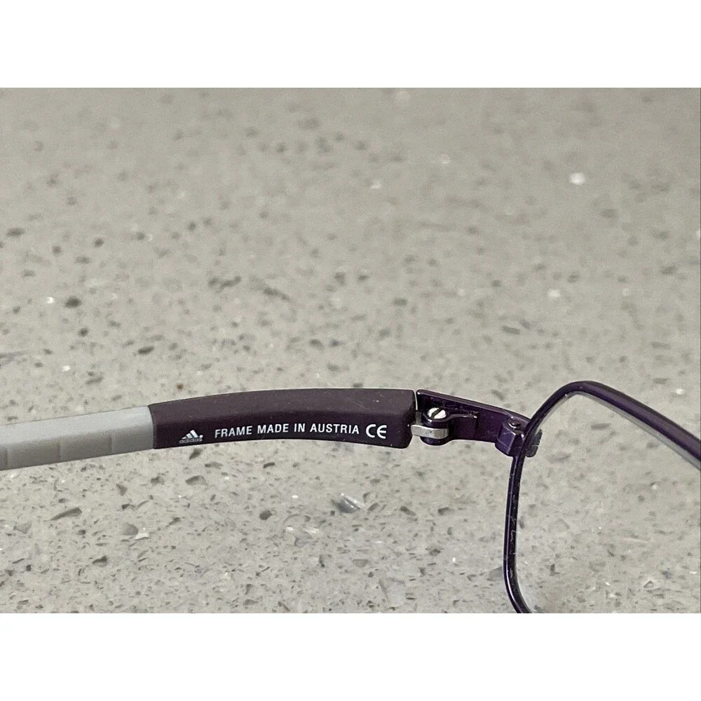 Adidas Streamlite Eyeglasses Frames ONLY a679 40 6053 Purple Austria 50/18-135